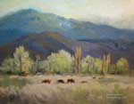 Eastern Sierra, Mt. Tom oil painting